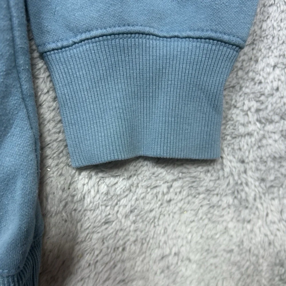 The North Face Half Dome Hoodie Mens‎ XL Blue Pullover Outdoor *PAINT SPOTS